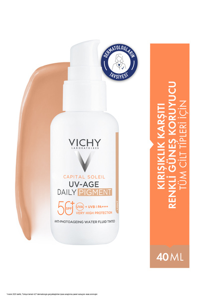 Vichy Αντιηλιακό προστατευτικό χρώματος Capital Soleil Photo Anti-Aging με ελ...