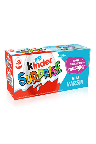 Kinder Sürpriz Yumurta Çikolata 20 Gr 3'lü