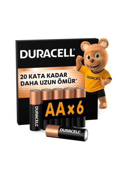 Duracell Basic İnce AA Kalem Pil 6'lı