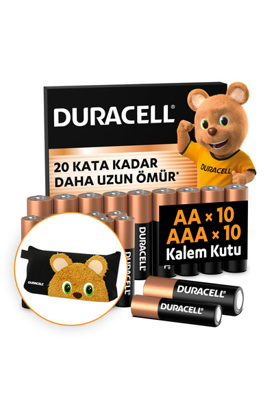 Duracell Basic 10'lu Aa + Aaa Pil Ve Kalem Kutu Paketi