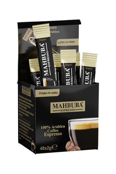Mahbuba Hazır Öğütülmüş %100 Arabica Espresso Bi Kahve Ile Canlan 48x2gr