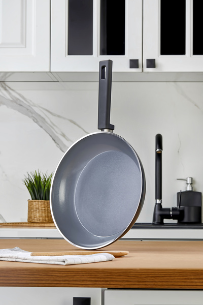 Cooker Cliff 28 cm Ceramic Coated Pan Black Ckr4644