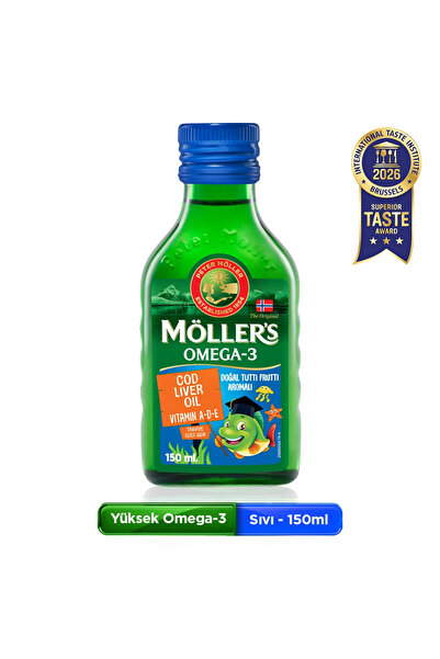 Möller's Möllers Omega 3 Tutti Frutti Aromalı Balık Yağı 150 ml