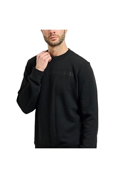 John Richmond Bluză bărbătească SWEATSHIRT SEJAM (guler rotund), Bumbac, Negr...
