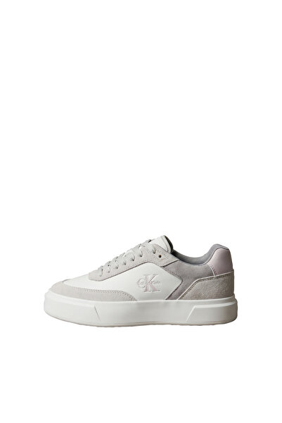 Calvin Klein HW0HW03439 PRIME CUPSO LACEUP LTH-SU ML W 060 Λαμπερό Λευκό/Επίσ...