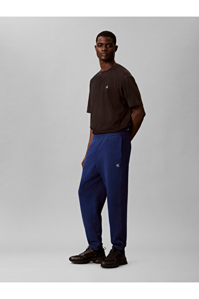 Calvin Klein LV04RD241G EU 350TERRY MONOGRAM JOGGER 5MA Μπλε Estate