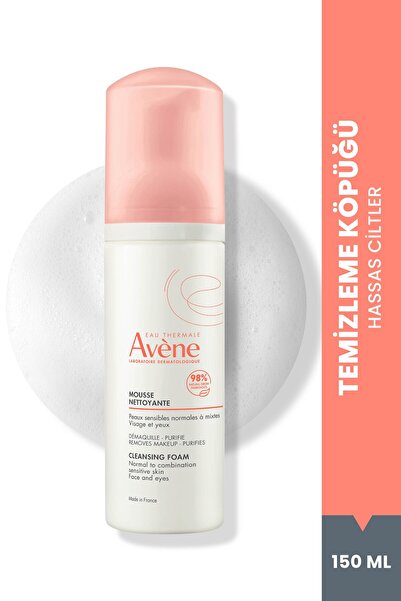 Avene Normal ve Karma Hassas Ciltler için Temizleme Köpüğü 150 ml