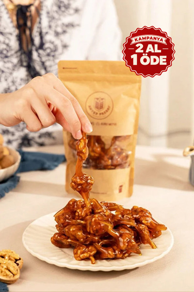 Antep Pazarı Cevizli Kelebek Sucuk - 250g