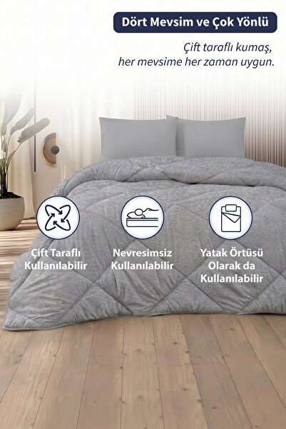 Formeya Πάπλωμα διπλής όψης από πολυβαμβάκι για όλες τις εποχές 195x215 εκ.