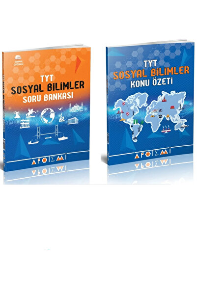 Apotemi Yayınları Apotemi TYT Sosyal Soru Bankası + Konu Özeti Seti