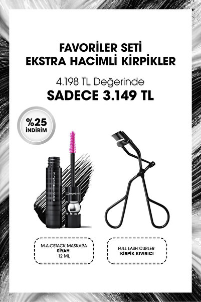M.A.C Favoriler Seti Ekstra Hacimli Kirpikler