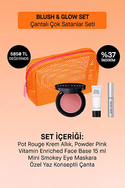 BOBBI BROWN Blush & Glow Set - Yaz Konseptli Özel Çantalı Çok Satanlar Seti -...