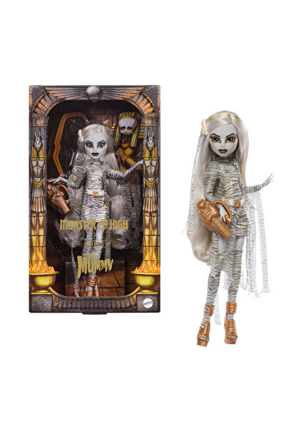 MONSTER HIGH x Universal Monsters Mumya Bebek | Sarmalı elbisesi ve çantası o...