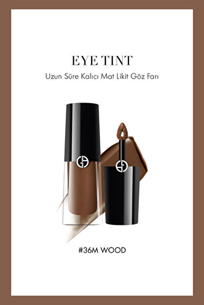 Giorgio Armani Eye Tint Uzun Süre Kalıcı Mat Likit Göz Farı 36M Wood 36142737...