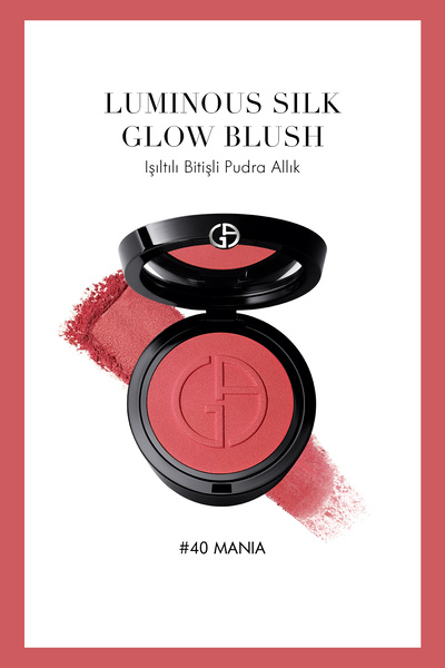 Giorgio Armani Luminous Silk Glow Blush Işıltılı Bitişli Pudra Allık 40 Mania...