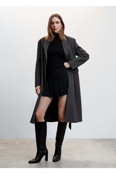 MANGO Woman Black Women's Skirt47094039