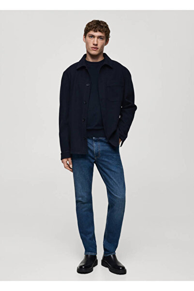 MANGO Koyu Denim Erkek  Jeans 77260593
