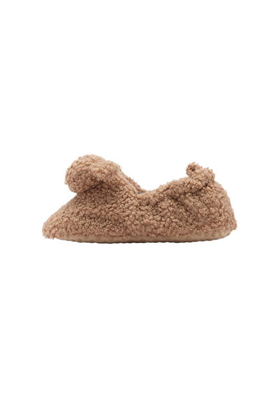 MANGO Beige Baby Girl Slippers 77087927