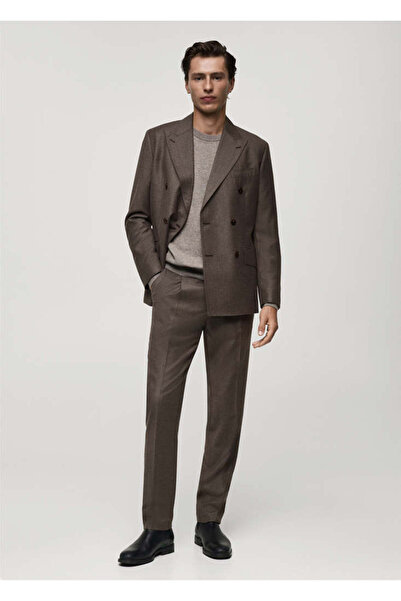 MANGO Kahverengi Erkek Pantolon 77027937