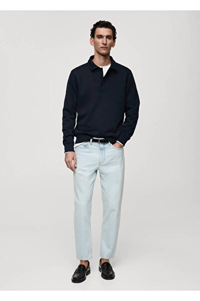 MANGO Lacivert Erkek Sweatshirt 87020619