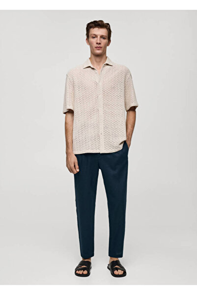 MANGO Lacivert Erkek Pantolon 77910569