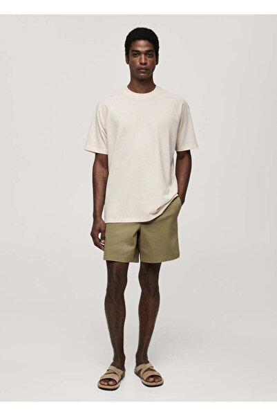 MANGO Natürel Erkek T-Shirt 77060356