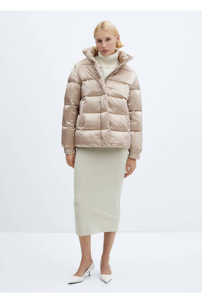 MANGO BEIGE Kadın Mont 67060447-08