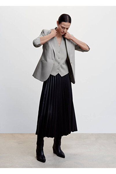 MANGO Woman Black Women's Skirt47032003