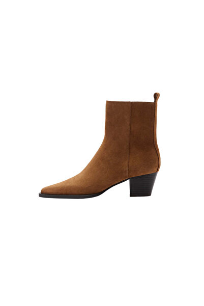 MANGO Koyu Camel Kadın Bot & Bootie 77084761
