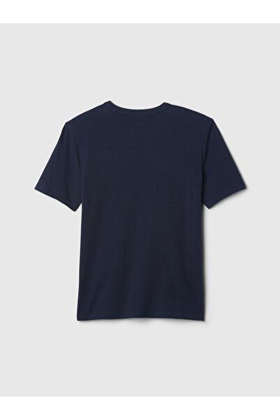 GAP V-Bas Çocuk Lacivert T-Shirt