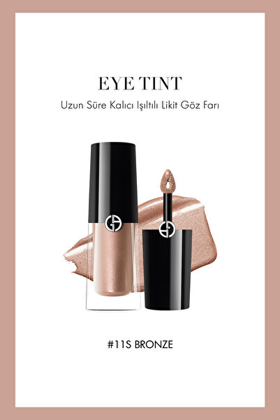Giorgio Armani Eye Tint Uzun Süre Kalıcı Işıltılı Likit Göz Farı 11S Bronze 3...