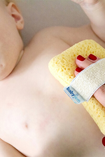 Babyjem Soft Lastikli Bebek Yıkama Banyo Süngeri