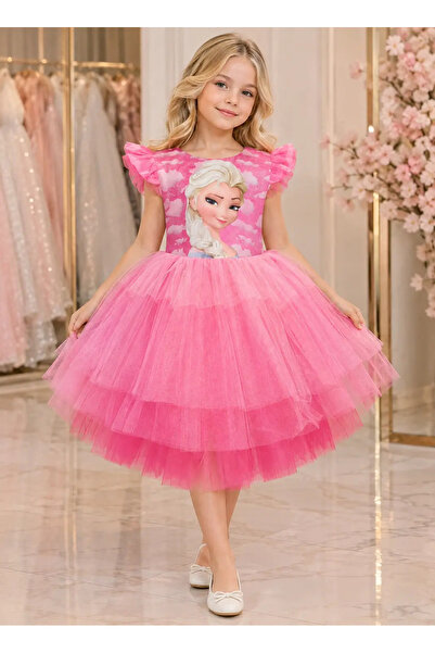 KONFİX KİDS ELSA PARTİ ELBİSESİ