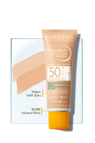 Bioderma Photoderm Cover Kapatıcı Güneş Koruyucu Krem Light SPF50+ 40 gr