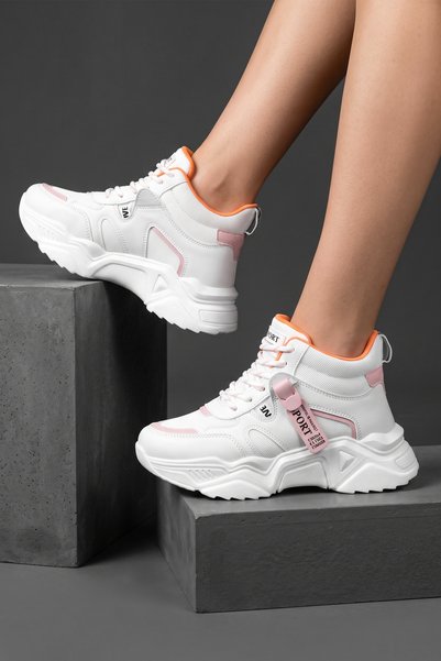 DARK SEER Ds.Pmd239K2051 High-Top White Women's Sneaker Casual High-Top Sports Shoes