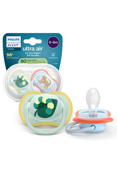 Philips Avent Σετ 2 suzete Philips Avent Ultra Air SCF087/02, ortodontice, fa...