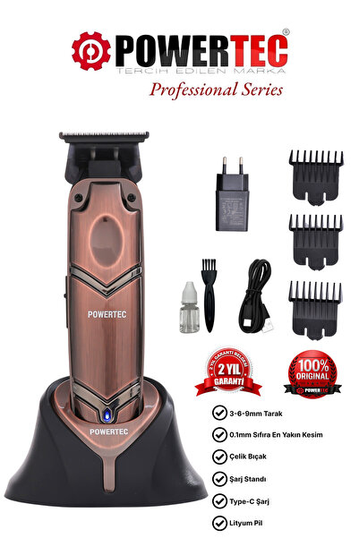 POWERTEC Tr-3737 Sakal Tıraş Ense Çizim Makinesi