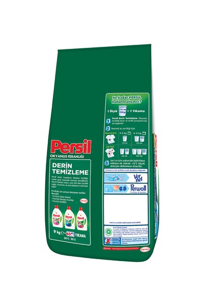 Persil Sık Yıkananlar 9kg  Toz Çamaşır Deterjanı 60  Yıkama  9kg