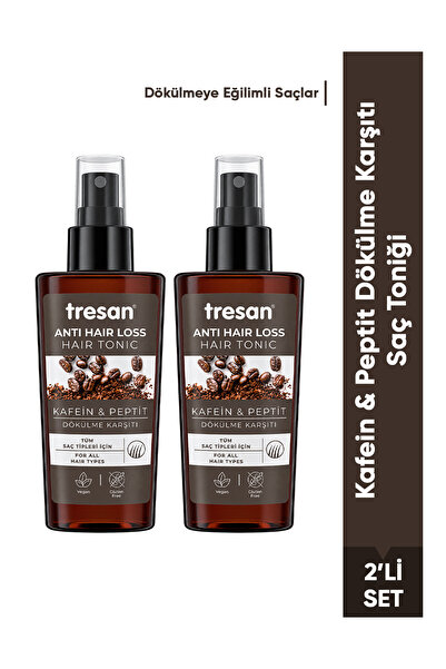 Tresan Kafein & Peptit Dökülme Karşıtı Saç Toniği – Enerji ve Dolgunluk (125 ...