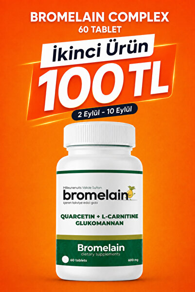 COLLAGEN LIFE Bromelain 60 Tablet – Quarcetin, L-Carnitine ve Glukomannan
