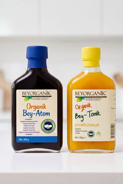 BEYORGANİK Organik Atom & Bey Tonik 2'li (PESTİSİT VE AĞIR METAL ANALİZLİ)