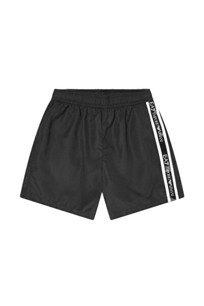 EA7 Παιδικό μαγιό για θαλάσσια σπορ BW BOY TAPE BOXER, EA7, Πολυεστέρας, Μαύρ...