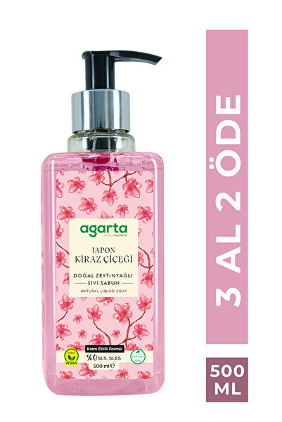 Agarta Doğal 500 Ml Japon Kiraz Çiçeği Sıvı Sabun