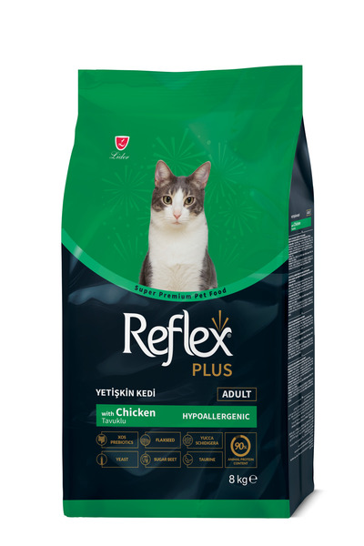 Reflex Plus Tavuklu Yetişkin Kedi Maması 8 Kg
