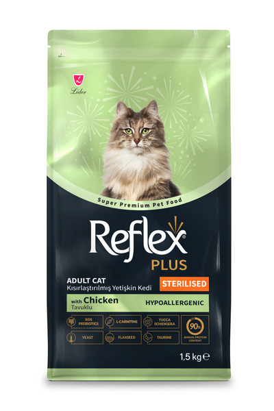 Reflex Sterilised Tavuklu Kısırlaştırılmış Yetişkin Kedi Maması 1.5 Kg