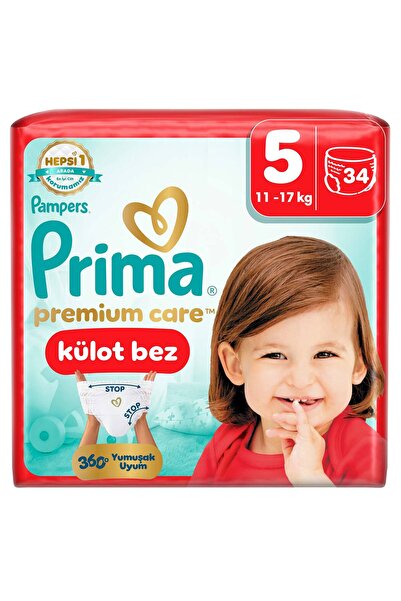 Prima Premium Care Külot Bebek Bezi 5 Beden 34 Adet