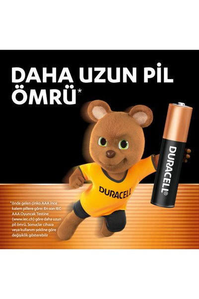 Duracell BASIC AAA Alkalin İnce Kalem Pil (20'li Paket)