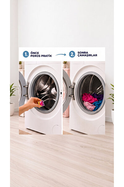 Peros Pratik Matik Çamaşır Deterjanı Kapsülü - Tableti 78 Adet (3PK*26) (Karma Set)