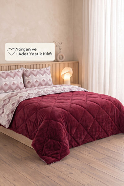Formeya Einzelbett-Luxus-Wellsoft-Steppdecke mit doppelseitigem Kissenbezug, ...