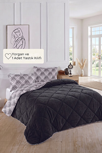 Formeya Tek Kişilik Lüx Wellsoft Yorgan Çift Taraflı Yastık Kılıflı 155x215 c...